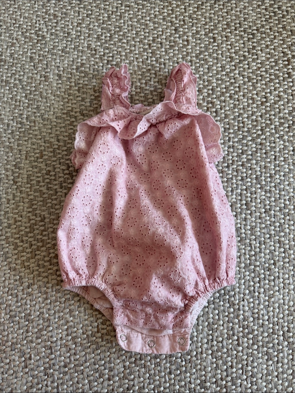 Zara pink romper 3-6m NEVER WORN